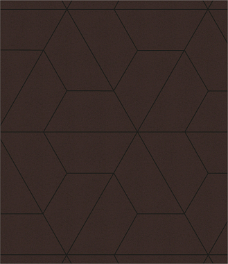 Тротуарная плитка ТРАПЕЦИЯ - Стандарт Коричневый